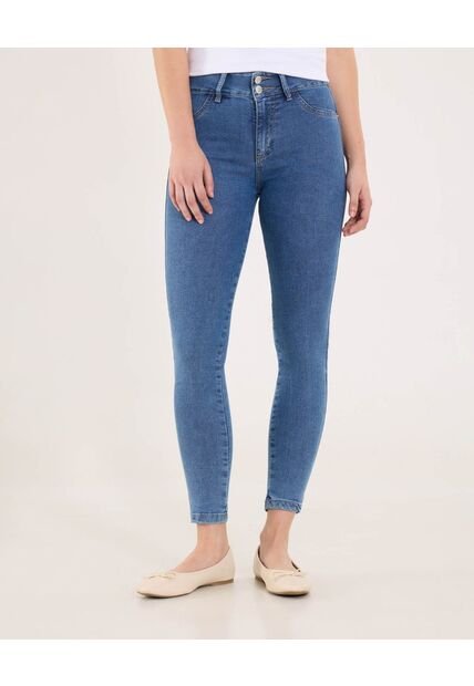 Jean Para Mujer Push Up Color Azul  Marca Ostu #40160430