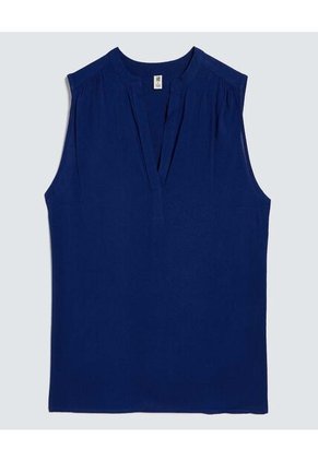 Blusa Para Mujer Manga Sisa Color Azul Rey Marca Ostu #40121067