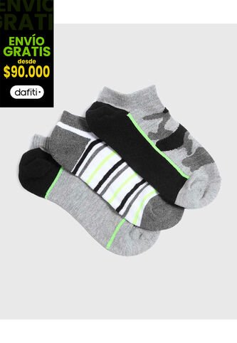 Medias Infantil Niño Invisible Color Negro Marca Ostu #80980132 Ostu