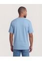Camiseta Para Hombre Manga Corta Cuello Redondo Color Azul Marca Ostu #60091839 de Ostu