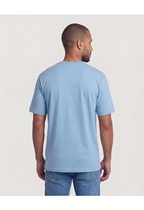 Camiseta Para Hombre Manga Corta Cuello Redondo Color Azul Marca Ostu #60091839