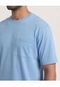 Camiseta Para Hombre Manga Corta Cuello Redondo Color Azul Marca Ostu #60091839 de Ostu