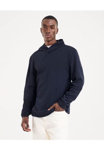 Buzo Para Hombre Hoodie Color Azul Marca Ostu #60060545