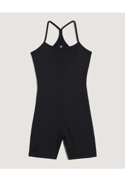 Enterizo  Para Mujer Manga Sisa Color Negro Marca Ostu #40320142