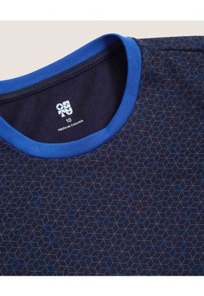 Pijama Infantil Niño M/L P/L Color Azul Marca Ostu #80040101