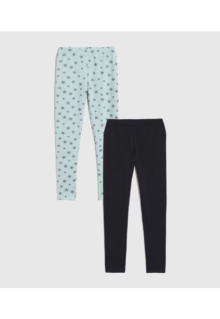 Leggins Infantil Niña Largo Color Azulclaro Marca Ostu #90230121