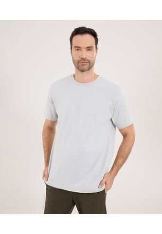 Camiseta Para Hombre Manga Corta Cuello Redondo Color Gris Marca Ostu #60091791 Ostu