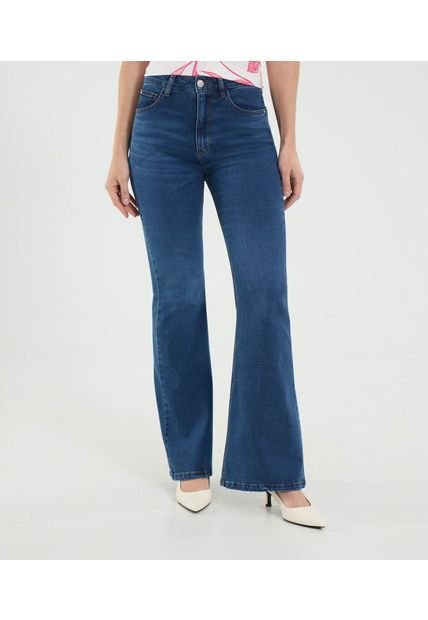 Jean Para Mujer Flare Color Azul Marca Ostu #40160574