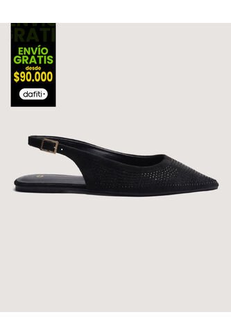 Baletas  Para Mujer  Color Negro Marca Ostu #40660005 Ostu