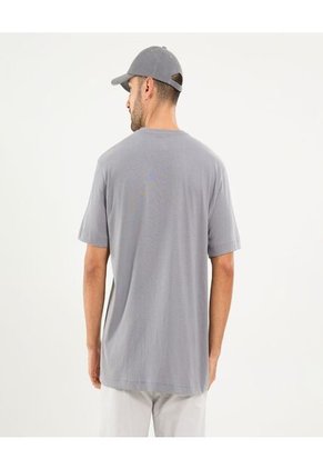 Camiseta Para Hombre Manga Corta Cuello Redondo Color Gris Marca Ostu #60091646