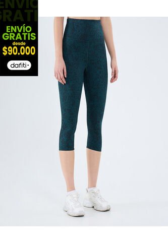 Leggins Para Mujer Medio Color Verde Marca Ostu #40230598 Ostu