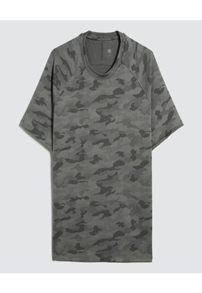 Camiseta Para Hombre Manga Corta Color Verde  Marca Ostu #60091301