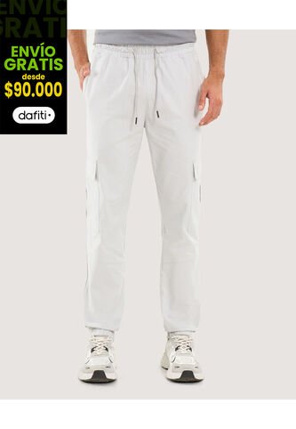 Pantalón Para Hombre Jogger Color Gris Marca Ostu #60070452 Ostu