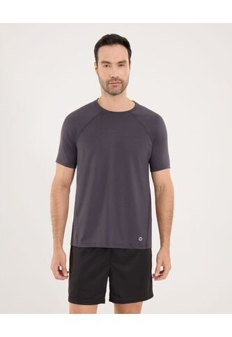 Camiseta Para Hombre Manga Corta Cuello Redondo Color Gris Marca Ostu #60091657 Ostu