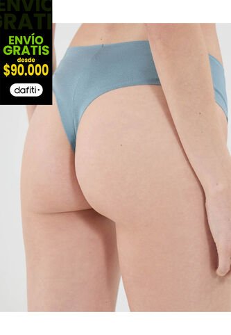 Panty Para Mujer Brasilera Color Gris Marca Ostu #40800078 Ostu