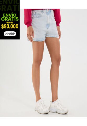 Short Para Mujer Relax Color Azul Marca Ostu #40190344 Ostu