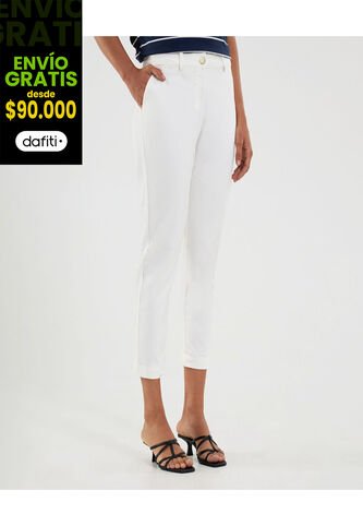 Pantalón Para Mujer Capri Color Arena Marca Ostu #40070771 Ostu