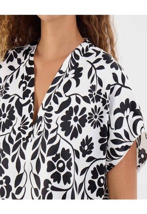 Blusa Para Mujer Manga Corta Color Negro Marca Ostu #40121164