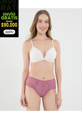 Panty Para Mujer Hipster Color Vino Marca Ostu #40800087 Ostu
