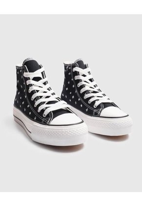 Tenis Para Mujer Canvas Color Negro Marca Ostu #40720182