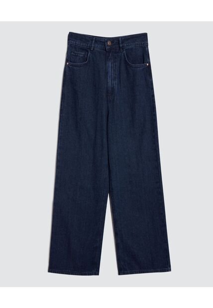 Jean Para Mujer Culotte Color Azul Oscuro Marca Ostu #40160407