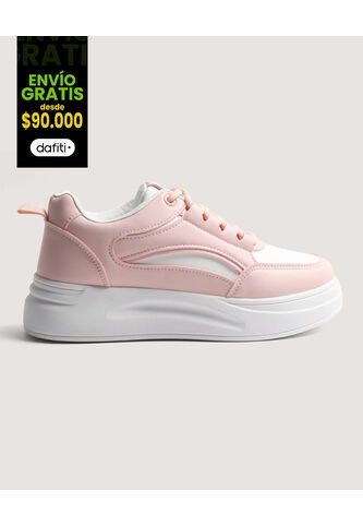 Tenis Para Mujer Casual Color Rosa Marca Ostu #40720149 Ostu
