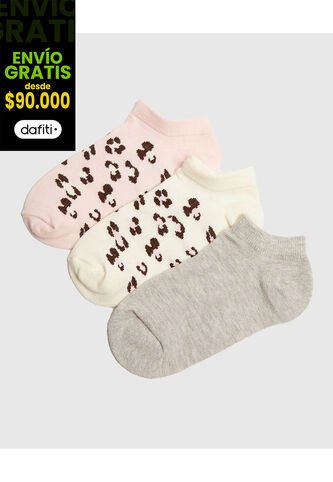 Medias Infantil Niña Invisible Color Negro Marca Ostu #90980139 Ostu