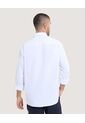 Camisa Para Hombre Manga Larga Con Bolsillo Cuello Casual M Color Crudo Marca Ostu #60010795 de Ostu