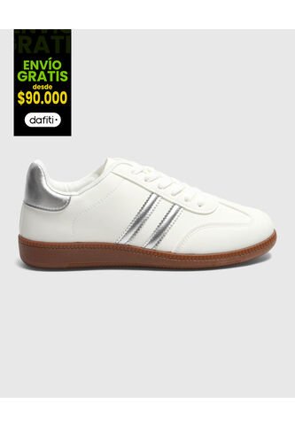 Tenis Para Mujer Casual Color Blanco Marca Ostu #40720187 Ostu