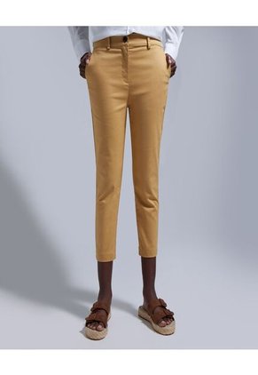 Pantalon Para Mujer Capri Color Mostaza Marca Ostu #40070523