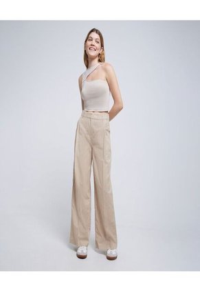 Camiseta Para Mujer Manga Sisa Color Beige Marca Ostu #40092130