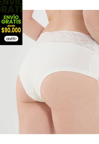 Panty Para Mujer Cachetero Color Negro Marca Ostu #40800097 Ostu