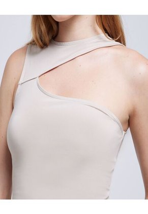 Camiseta Para Mujer Manga Sisa Color Beige Marca Ostu #40092130