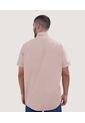 Camisa Para Hombre Manga Corta Con Bolsillo Color Beige Marca Ostu #60010682 de Ostu