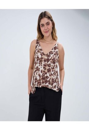 Blusa Para Mujer Manga Sisa Color Crema Marca Ostu #40120938