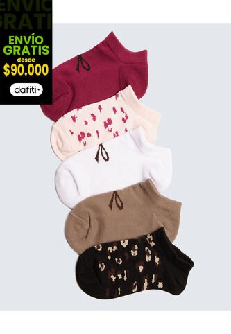 Medias Infantil Niña Invisible Color Negro Marca Ostu #90980142 Ostu