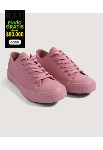 Tenis Para Mujer Canvas Color Rosado  Marca Ostu #40720133 Ostu