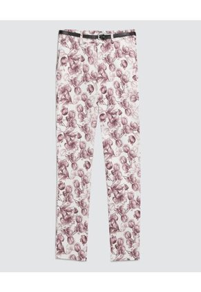 Pantalon Para Mujer Chino Color Rosado  Marca Ostu #40070405