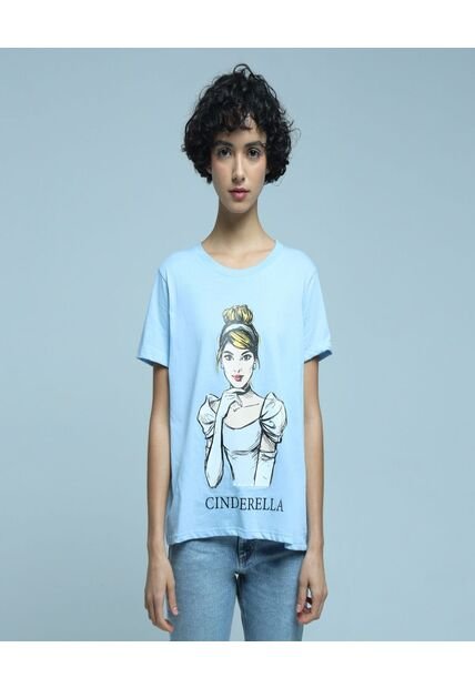 Camiseta Estampado De La Cenicienta  De Mujer #40091912 Ostu