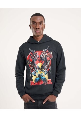 Hoodie Estampado DeadPool  Para Hombre #60060578 Ostu Ostu