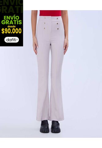 Pantalón Para Mujer Moda Color Beige Marca Ostu #40070695 Ostu