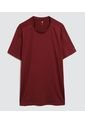 Camiseta Para Hombre Manga Corta Color Vino Marca Ostu #60091365 de Ostu