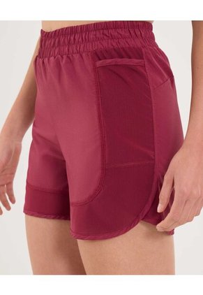Short Para Mujer Multiusos Plano Color Vino Marca Ostu #40190337