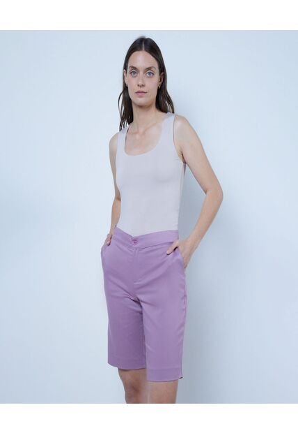 Top Para Mujer Cuello Redondo Color Beige Marca Ostu #40220326