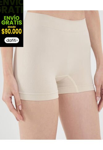 Panty Para Mujer Seamless Boxer Color Beige Marca Ostu #40800073 Ostu
