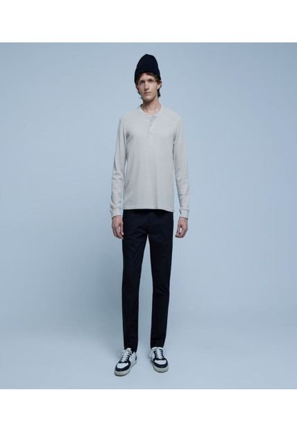 Pantalon Para Hombre Chino Color Negro Marca Ostu #60070328