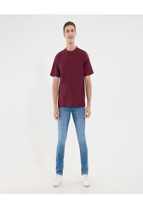 Jean Para Hombre Slim Color Azul Marca Ostu #60160429