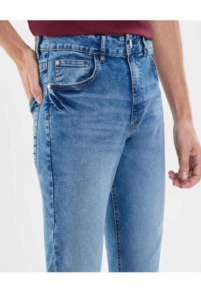 Jean Para Hombre Slim Color Azul Marca Ostu #60160429