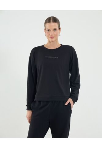 Buzo Para Mujer Cuello Redondo Color Negro Marca Ostu #40060482 Ostu