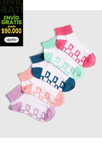 Medias Para Niña Tobillera Color Pack X Marca Ostu #90980120 Ostu